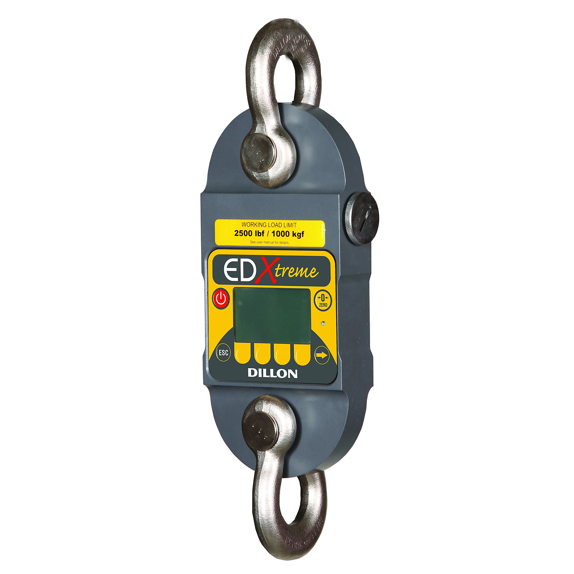 Dillon, 2500lb tension and weight measuring instrument, Capacity 2500 lb, Model# EDx-1Tx2lb Dynamometer